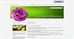 Desktop Screenshot of lesrosiersbelmontais.fr