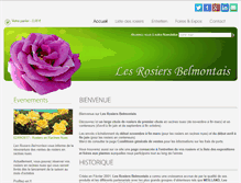 Tablet Screenshot of lesrosiersbelmontais.fr